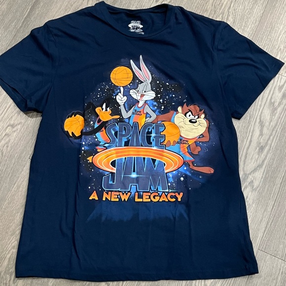 T-shirt Da Uomo Space Jam Monstars E Tune Squad Basket T-shirt - Foto 2